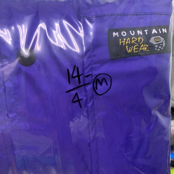 VTG Mountain Hardwear Nylon Windbreaker Jacket Hooded Mens Sz M Packable - Picture 10 of 10